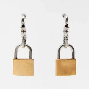 ZARA Padlock Earrings